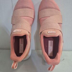 TIEM Core Women's Slip-On Athletic Sneakers in Peach Size 8.5